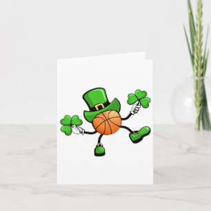 Tarjeta Sketls St Patricks Day Deportes Leprechaun Niños H