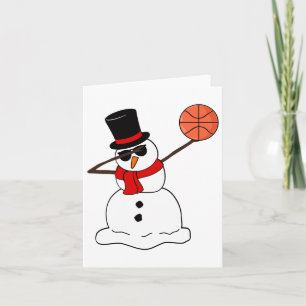 Tarjeta Sketner Dabbing Snowman Light Navidades