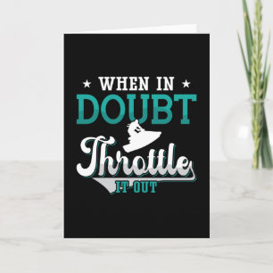 Tarjeta Ski Jet Cuando Hay Dudas De Que Se Trasladará A La