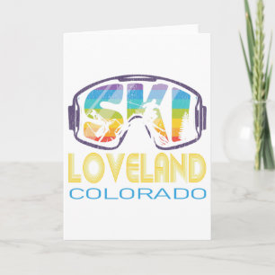 Tarjeta Ski Loveland Colorado Skiation Vacation