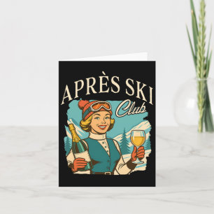 Tarjeta Ski Queen Ski Trip Snow Apres