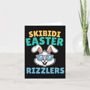 Tarjeta Skibidi Easter - Funny Easter Rizzler Gen Alpha