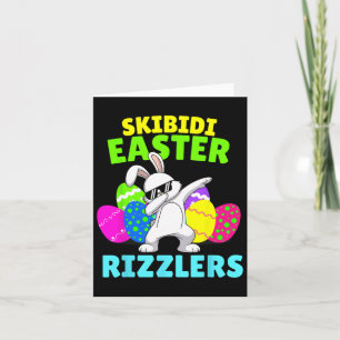 Tarjeta Skibidi Easter - Funny Easter Rizzler Gen Alpha Sl