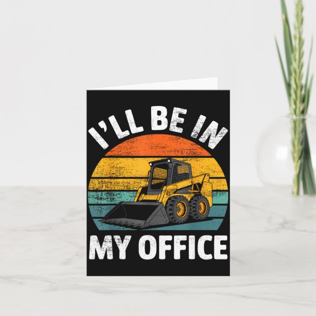 Tarjeta Skid Steer Operator Construction Heavy Equipment J (Anverso)