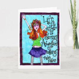 Tarjeta Skinny Cowgirl Ilustracion Inspirador