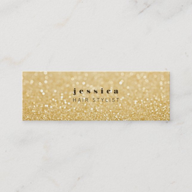 Tarjeta Skinny de estilo hair contemporáneo Purpur (Anverso)