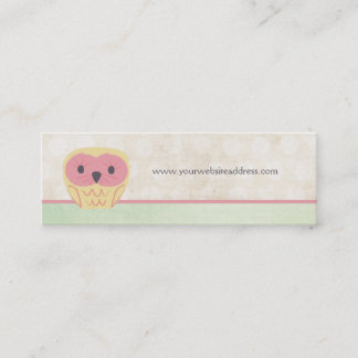 Tarjeta Skinny de negocios Lemon Owl de Vainilla R