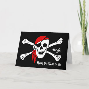Tarjeta Skull and Cross Bones