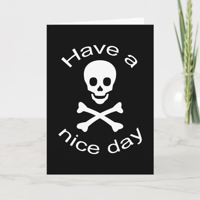 Tarjeta Skull y Crossbone (Anverso)