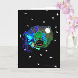 Tarjeta Skwot encima del Master Asteroidhead con Stars Ali