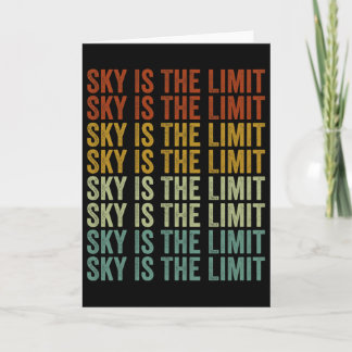 Tarjeta Sky Is The Limit Rock Mountain 