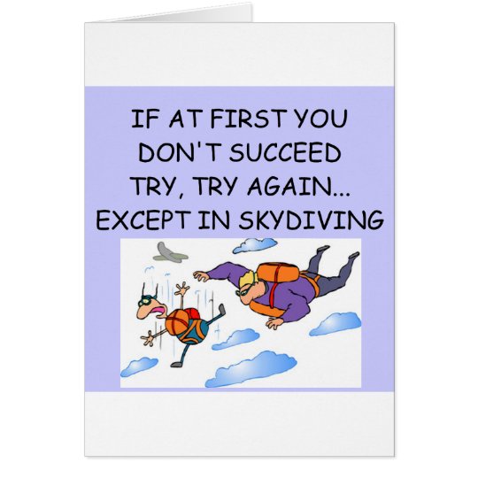 TARJETA SKYDIVING