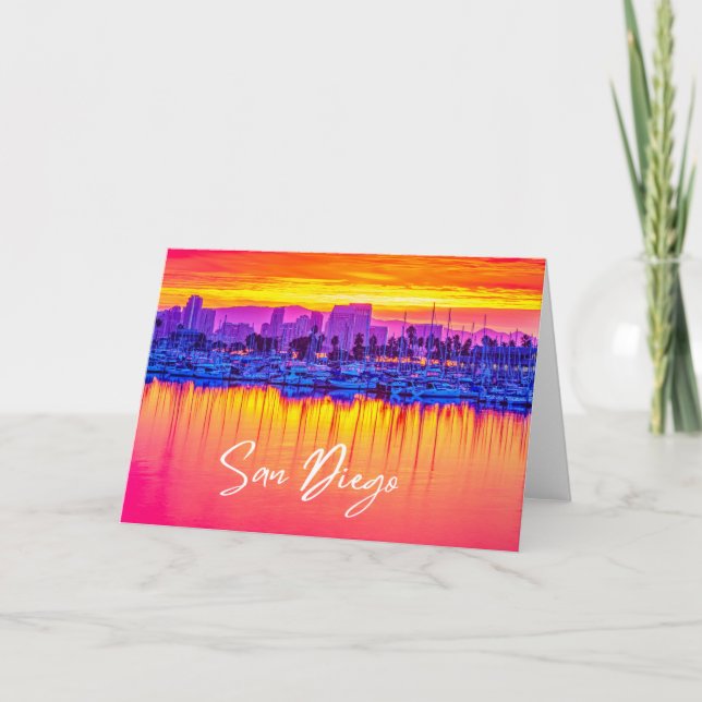 Tarjeta Skyline Blank de San Diego (Anverso)
