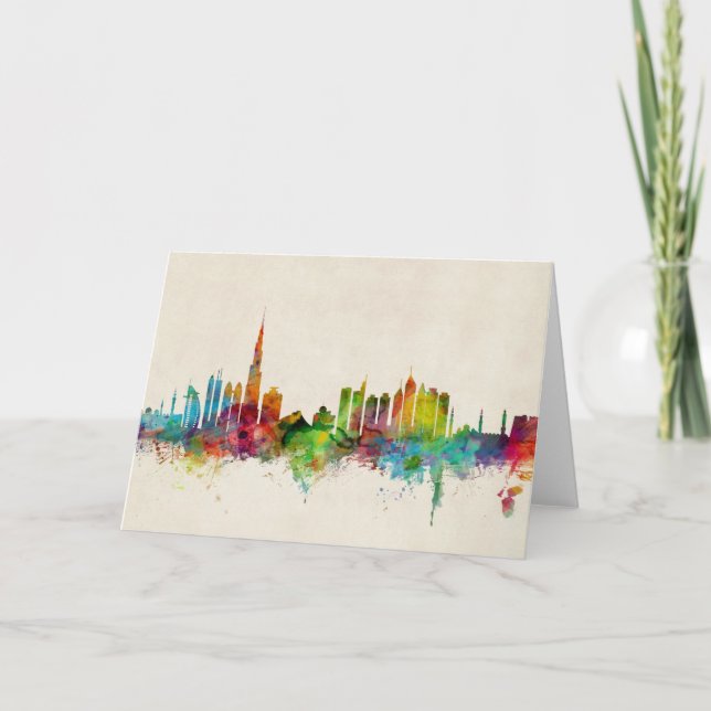Tarjeta Skyline de Dubai (Anverso)