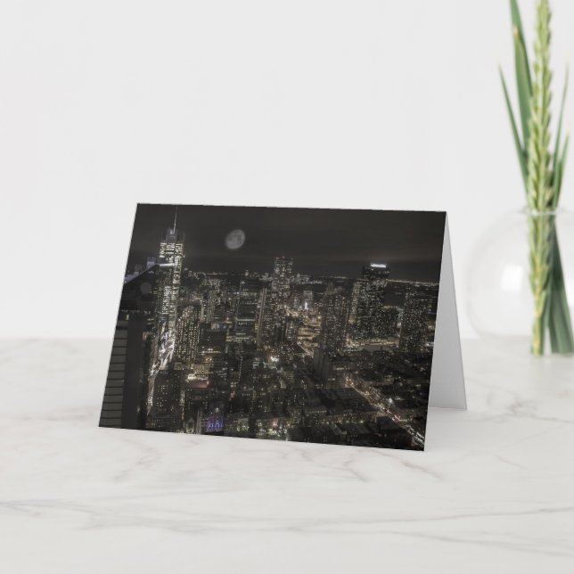 Tarjeta Skyline de la ciudad de Nueva York (Anverso)