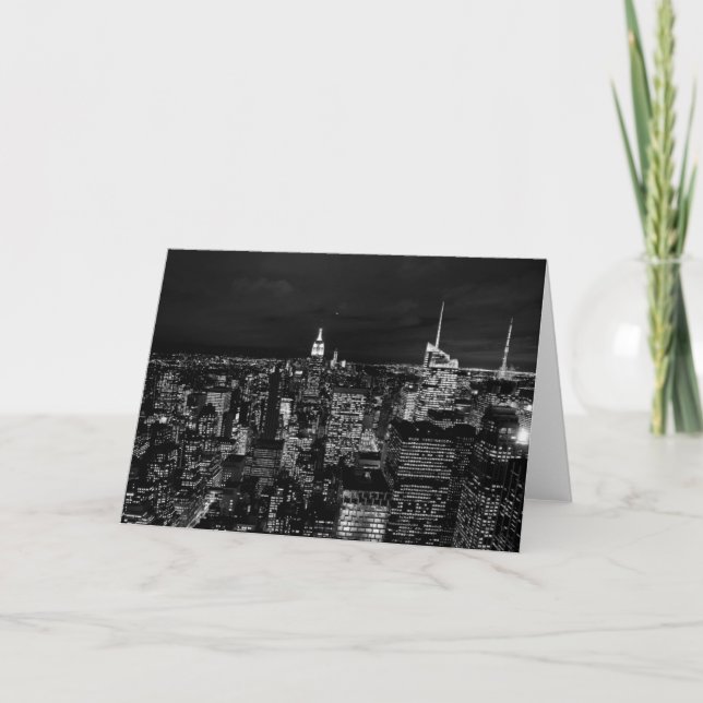 Tarjeta Skyline de la ciudad de Nueva York (Anverso)