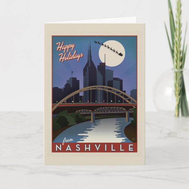 Tarjeta Skyline de Nashville (Anverso)