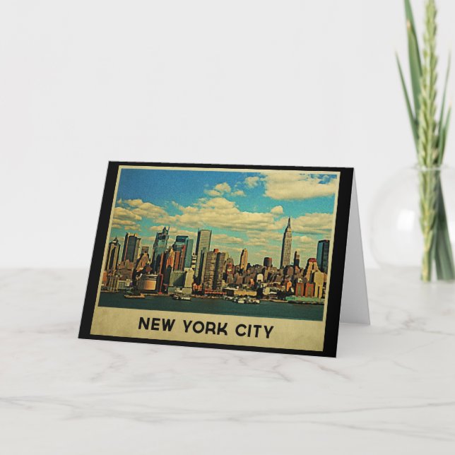 Tarjeta Skyline de Nueva York (Anverso)