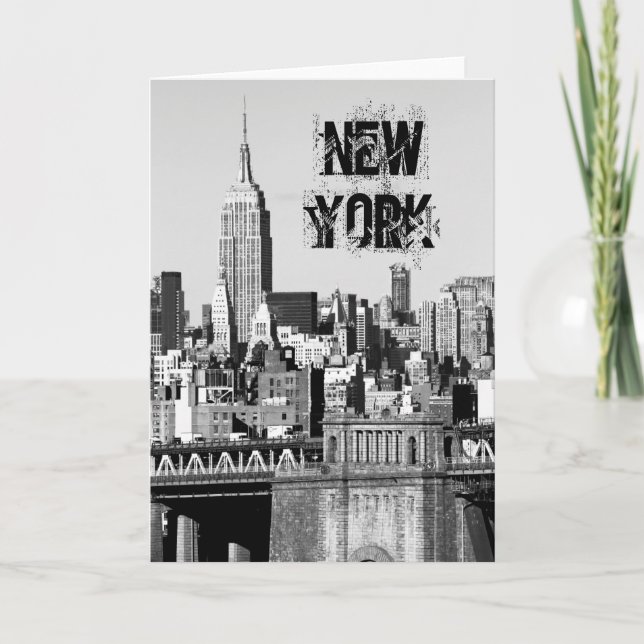 Tarjeta Skyline II de NYC (Anverso)