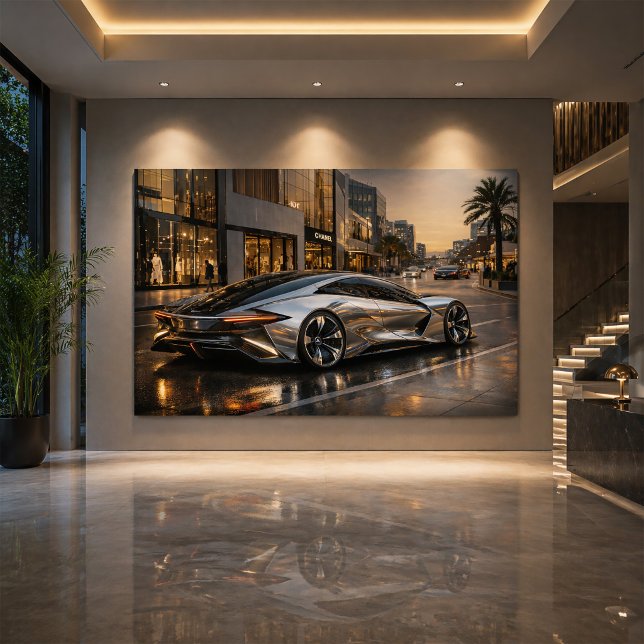 Tarjeta Sleek Concept Supercar Wall Decor (Subido por el creador)