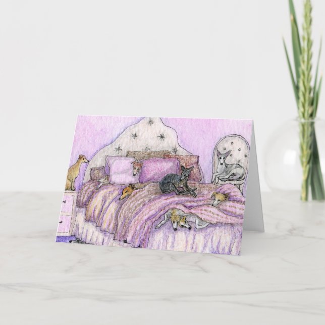 Tarjeta Sleepover - lágrimas y galore de grisones! (Anverso)