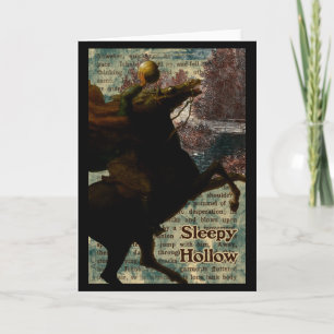 Tarjeta Sleepy Hollow Headless Horseman