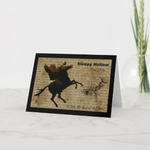 Tarjeta Sleepy Hollow Jinete sin cabeza 2