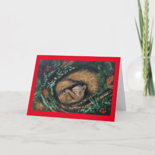Tarjeta Sleepyhead Squirrel