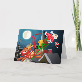 Tarjeta Sleigh de Santa