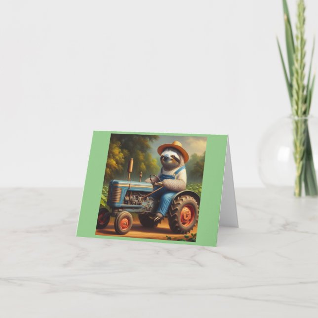 Tarjeta Sloth Farmer (Anverso)