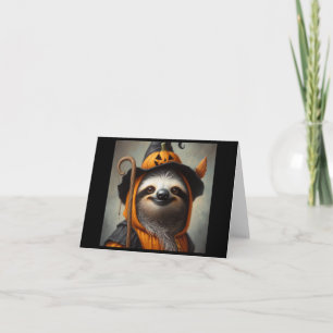 Tarjeta Sloth Halloween