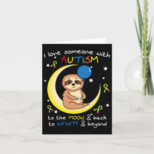 Tarjeta Sloth Love a alguien con el rompecabezas de Guay A