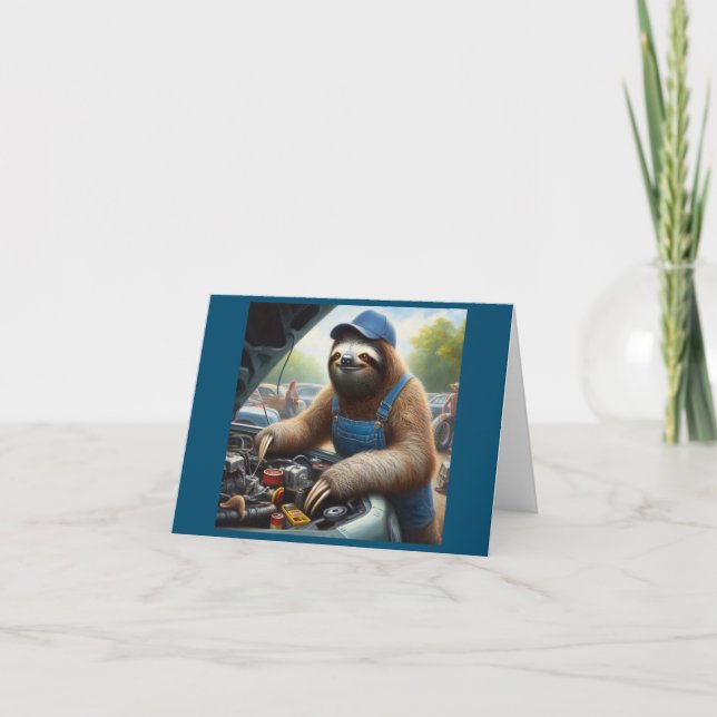 Tarjeta Sloth Mechanic (Anverso)