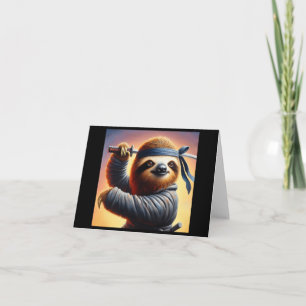 Tarjeta Sloth Ninja