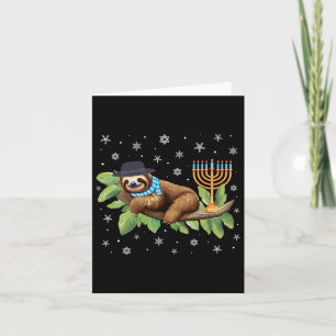 Tarjeta Slots Menorah Hanukkah Chanukah