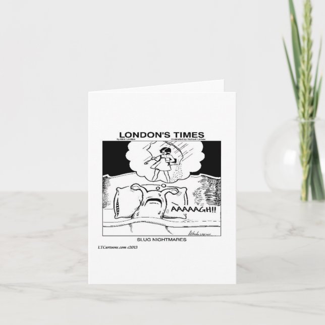 Tarjeta Slug Nightmares Classic LTCartoons Comic (Anverso)