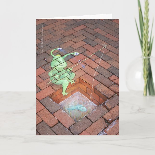 Tarjeta sluggo de la pesca (Anverso)