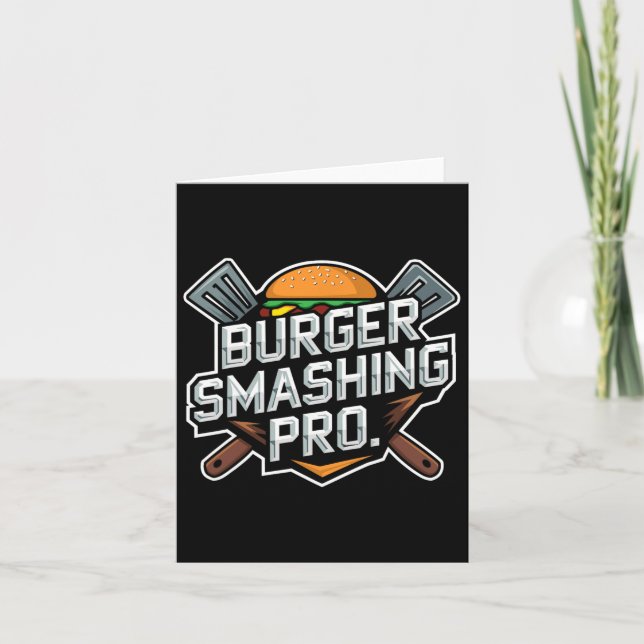 Tarjeta Smash Burger Lover Queseburger Flat Top C (Anverso)