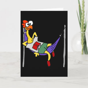Tarjeta Smileteesanima Pollo De Goma Divertido Durmiendo E