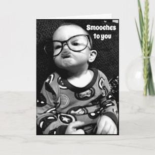 TARJETA *SMOOCHES PARA TI Y FELIZ ANIVERSARIO TAMBIÉN*