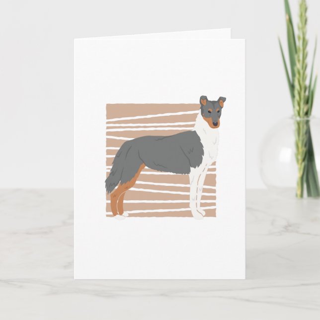 Tarjeta Smooth Collie (Anverso)