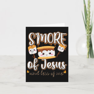 Tarjeta S'more De Jesús Menos De Mí Campista Cristiano Aca