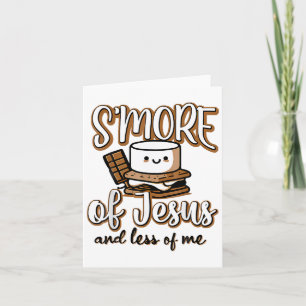 Tarjeta Smore Of Jesus Menos De Yo Camper Cristiano Campin
