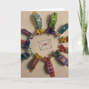 Tarjeta Snail mail hola