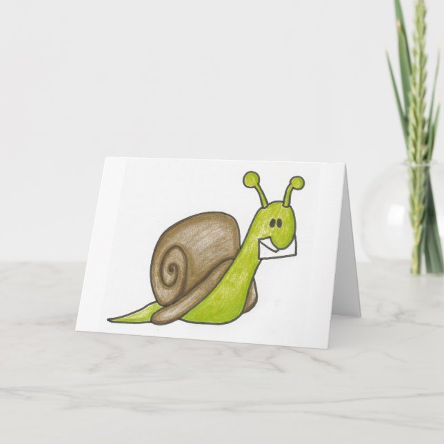 Tarjeta Snail mail Notecards (Anverso)