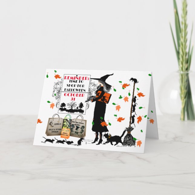 Tarjeta Snappy Halloween (Anverso)