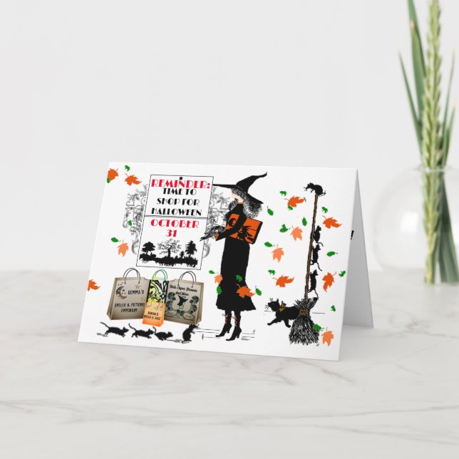 Tarjeta Snappy Halloween (Anverso)
