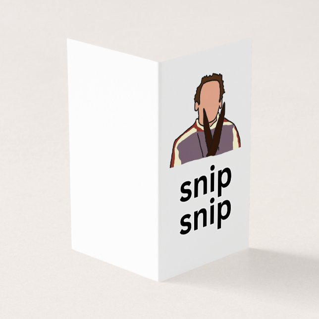 Tarjeta Snip Snip - Felicitaciones por la Vasectomía / Pon (Exterior)
