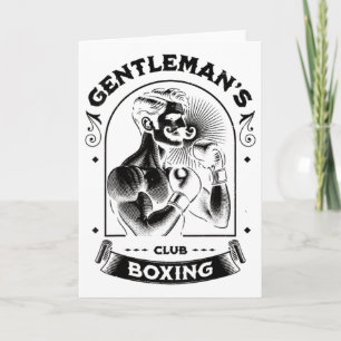 Tarjeta #snirt Club de Boxeo Gentilhombre Retro Con Caja M