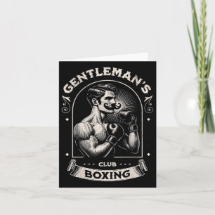Tarjeta #snirt Gentleman's Boxing Club Retro con Box Boxe